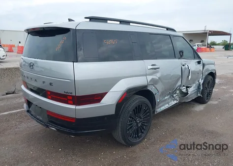 2025 Hyundai Santa Fe Hybrid Calligraphy from USA, damaged, VIN 5NMP54G17SH060463